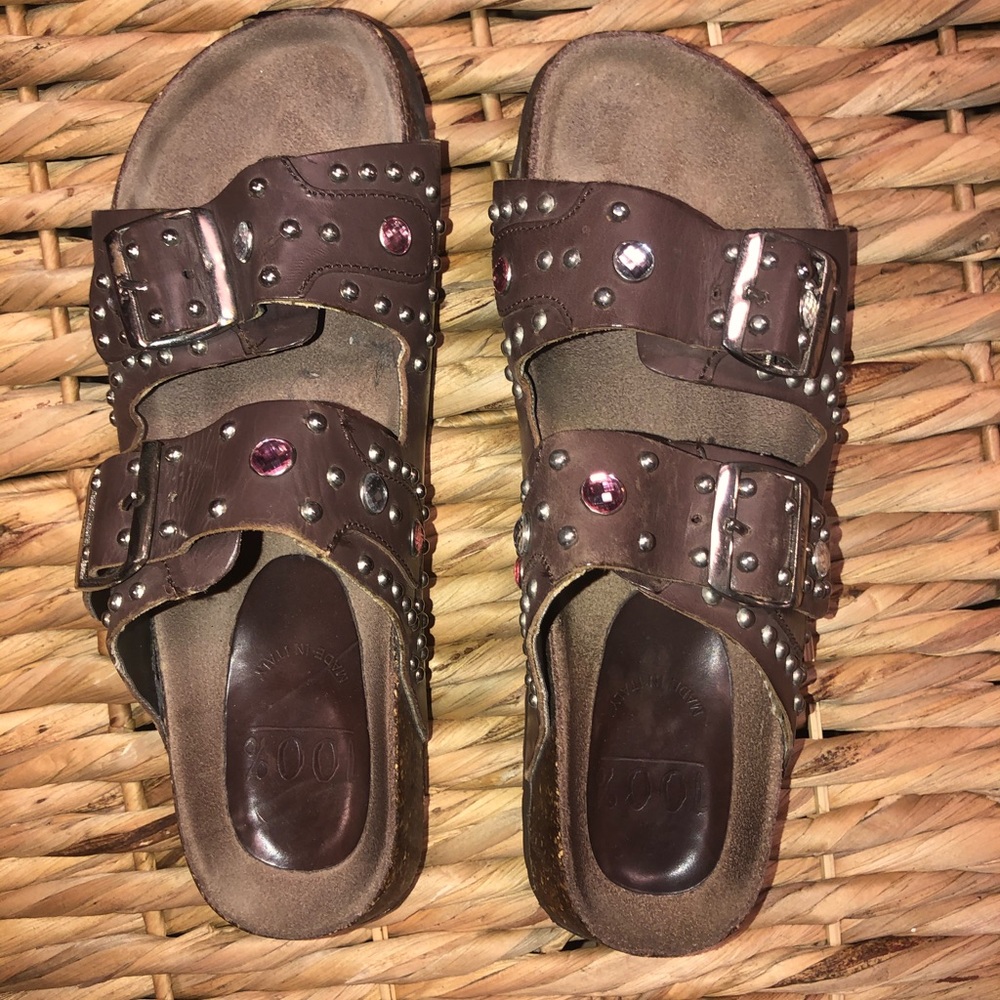 100% made in Italy embellished size 9